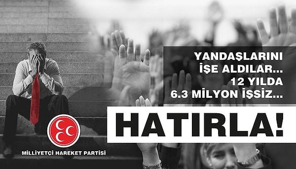 Özdemir’in paylaştığı 2015 seçimlerinde MHP’ye ait olan afişler şu şekilde: