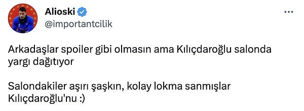 Programda yer alan Twitter kullanıcıları, Kemal Kılıçdaroğlu'nun cevaplarını bir hayli beğenmiş gibi duruyor.