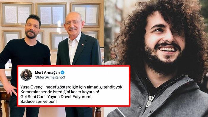 Oğuzhan Uğur ve AKP'li YouTuber Mert Armağan Arasında Yaşanan Yuşa Övenç Polemiği Gündem Oldu