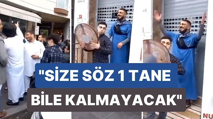 Bolu Belediye Başkanı Tanju Özcan Bir Dükkan Açılışında Eğlenen Sığınmacıların Görüntülerini Paylaştı