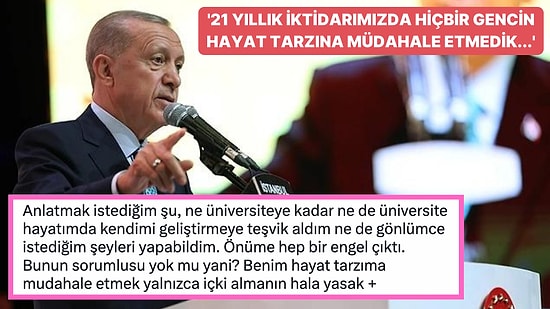 21 Yıldır Gençler İçin Yaptıklarını Anlatan Erdoğan'a Cevap Veren 22 Yaşındaki Genç Kızın İsyanı