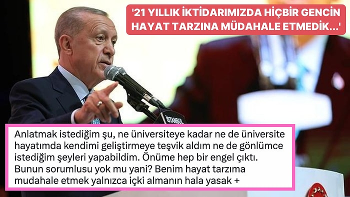 21 Yıldır Gençler İçin Yaptıklarını Anlatan Erdoğan'a Cevap Veren 22 Yaşındaki Genç Kızın İsyanı