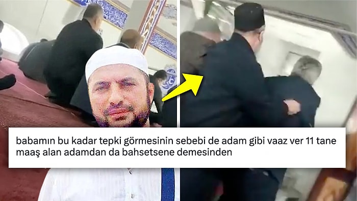 Alenen İç Savaş Çağrısı Yapan İmam'a Tepki Gösteren Vatandaşı Yaka Paça Camiden Attılar