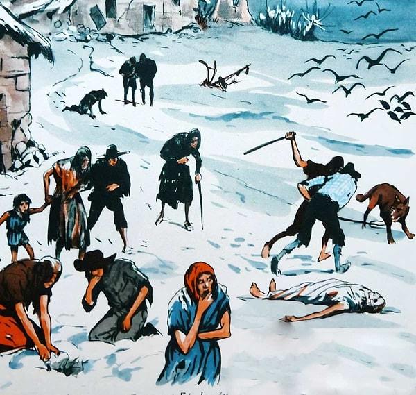 1709 kışındaki aşırı soğuk havaların insanlar, hayvanlar ve mahsuller üzerinde yıkıcı etkileri oldu. Soğuk hava nedeniyle birçok insan donma, hipotermi ve açlıktan muzdaripti. Soğuk hava birçok mahsulü yok ederek ekonomik sıkıntıya, yoksulluk ve evsizliğin artmasına yol açtı.