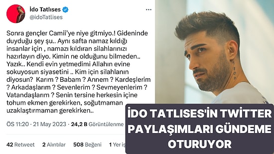 İdo Tatlıses'in Camide Provakasyon Yapan İmamla İlgili Yorumu Sosyal Medyada Gündem Oldu
