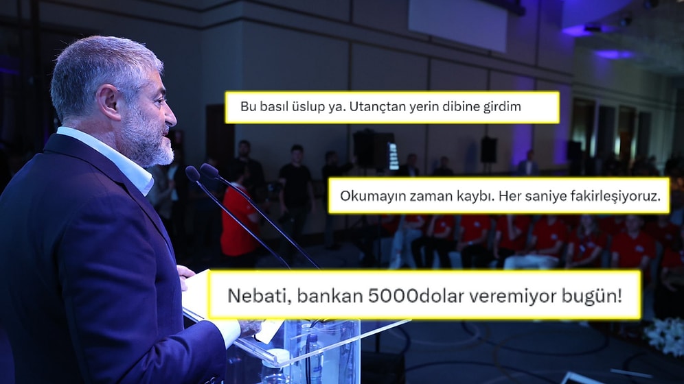 Bakan Nebati "Beyinsizler" Dedi Sosyal Medyada Tepki Topladı
