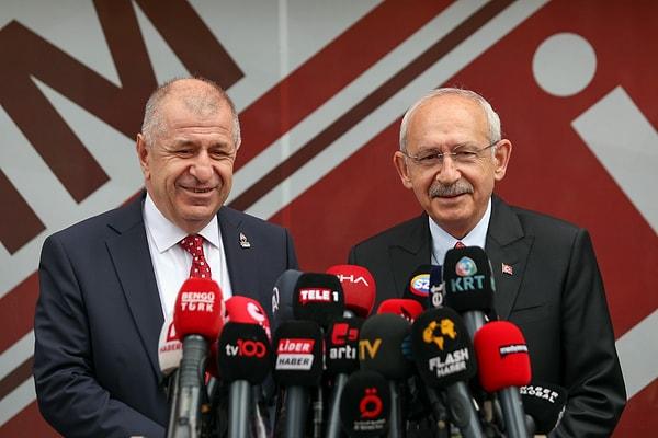 Millet İttifakı cumhurbaşkanı adayı Kemal Kılıçdaroğlu ve ATA İttifakı'nın üyesi ve Zafer Partisi Genel Başkanı Ümit Özdağ, cuma günü bir görüşme gerçekleştirmişti.