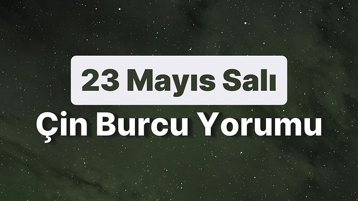 23 Mayıs Salı Çin Burcuna Göre Günün Nasıl Geçecek?