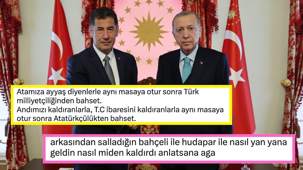 Cumhur İttifakı'nı Destekleyeceğini Açıklayan Sinan Oğan'a Tepki Sesleri Yükseldi!