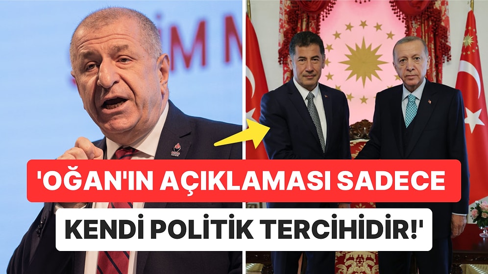 Zafer Partisi Genel Başkanı Ümit Özdağ’dan Sinan Oğan Açıklaması
