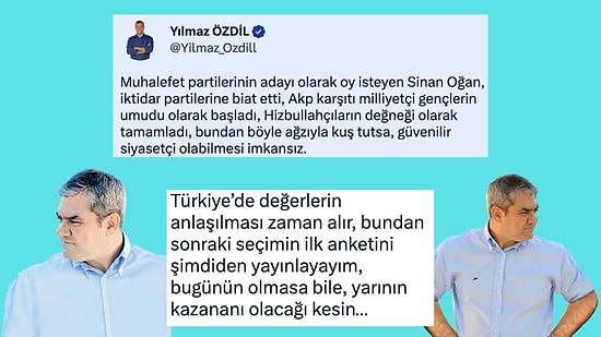 Bir Dönem Desteklediği Sinan Oğan'a Hizbullah Değneği Diyen Yılmaz Özdil Tepkilerin Odağında