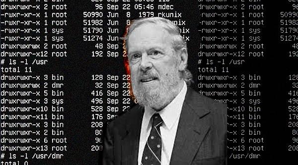10. Dennis Ritchie, bilgisayar sistemindeki C programlama dilinin mucidi idi: Ritchie, programcılıkta öncü bir isim olarak anılıyor.