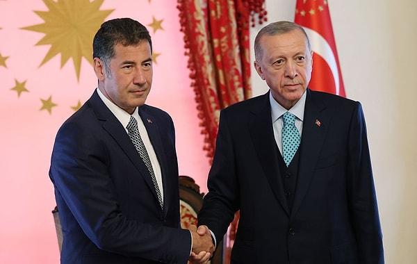 28 Mayıs'ta gerçekleşecek olan Cumhurbaşkanlığı seçimlerinin ikinci turunda gözler, ilk turda yüzde 5,17 oy alan Sinan Oğan'ın desteğine çevrilmişti. Oğan, bugün Cumhur İttifakı Cumhurbaşkanı Adayı Recep Tayyip Erdoğan'ı desteklediğini belirtti.