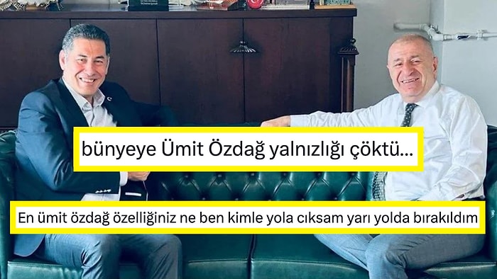 Bir Sen Kaldın Geriye: Sinan Oğan ile Görüş Ayrılığı Yaşayan Ümit Özdağ Sosyal Medyada Gündem Oldu