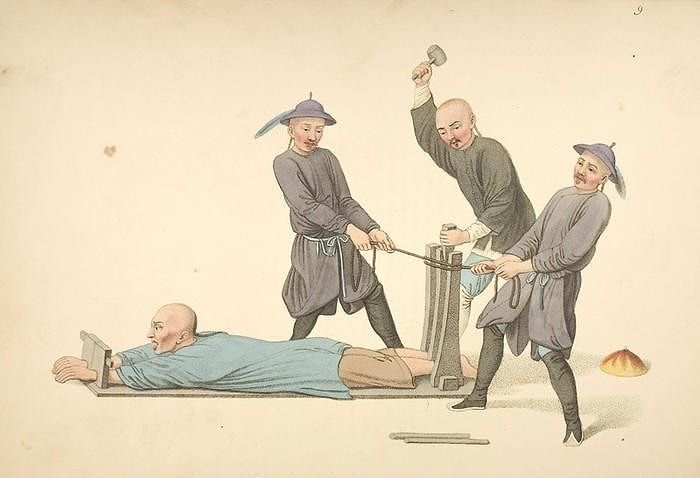 Забытые ужасы прошлого: Безжалостные способы наказания преступников в Древнем Китае