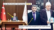 Nureddin Nebati'nin FETÖ Lideri Gülen'in Yanına Giderken Taktığı Kravatın Aynısını Takması Gündem Oldu