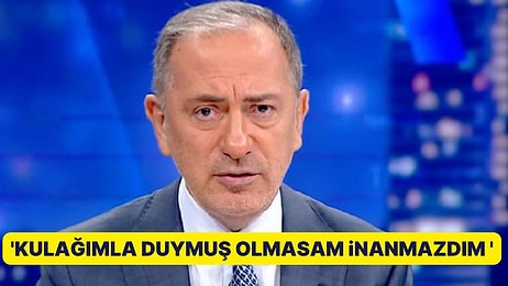 Gazeteci Fatih Altaylı'dan Sinan Oğan'a Tepki: 'Kulağımla Duymuş Olmasam İnanmazdım'