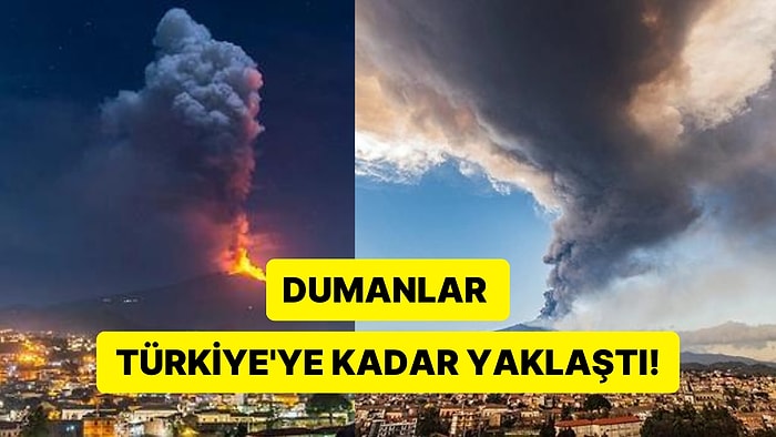 Tüm Şehir Küllerle Kaplandı: Etna Yanardağı'nda 1 Yılın Ardından Oldukça Güçlü Bir Patlama Meydana Geldi!