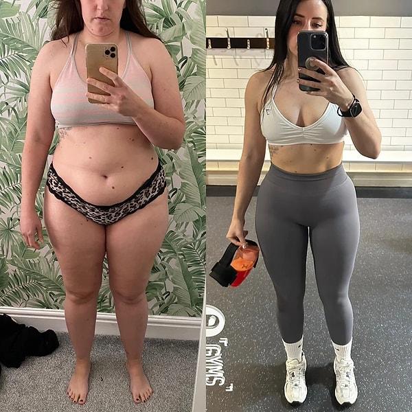 5. "2 yıl ve 15 kilo verdikten sonra ağırlık kaldırmaya aşık olalı çok değiştim."