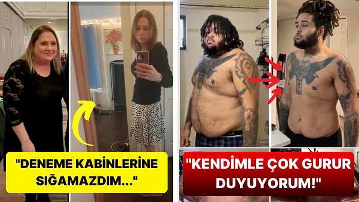 Kilo Vererek Vücutlarını ve Hayatlarını Tamamiyle Değiştiren Kişilerden Hepimizi Dumur Eden 15 Fotoğraf