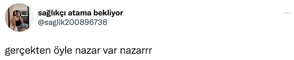 4. Eyvah eyvah... Nazar boncuğu takın bari üstüne aman diyelim 🤪