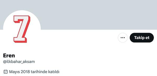 Mayıs 2018'de ise bu Twitter profili ile bağlantılı olduğu düşünülen, bu kez "Eren" ismiyle açılan @ilkbahar_aksam rumuzlu bir başka hesap bulunuyor.