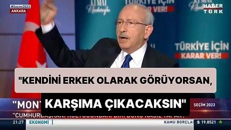 Kılıçdaroğlu, Habertürk'te Açtı Ağzını Yumdu Gözünü: 'Kendini Erkek Olarak Görüyorsan Karşıma Çıkacaksın!'