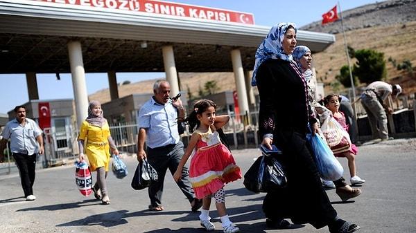 Türkiye'deki Suriyeli sayısı 3 milyon 279 bin 152.