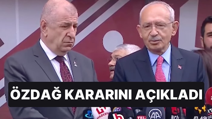 Ümit Özdağ, İkinci Tur İçin Kararını Resmen Açıkladı