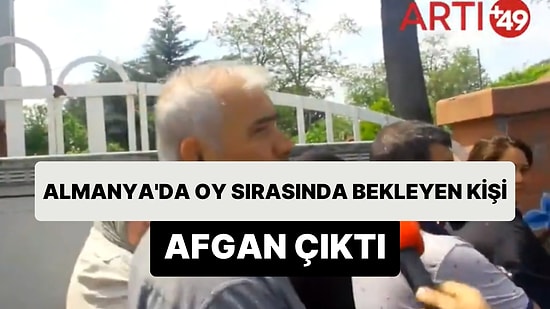 Almanya'da Oy Kullanmak İçin Sıra Bekleyen Kişi Afganistan Uyruklu Çıktı