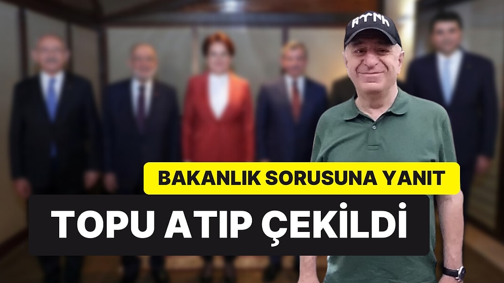 Ümit Özdağ, Bakanlık İddialarıyla İlgili Konuştu