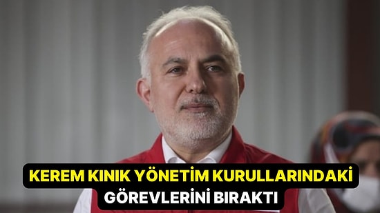 Kerem Kınık İstifa Etmişti: Kızılay'dan Açıklama Geldi