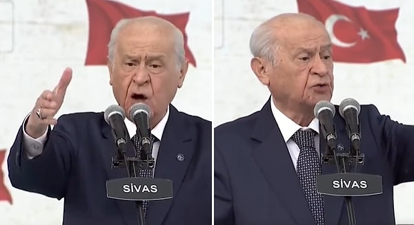 Bahçeli o anlarda, "Bir de moda oldu; şunu şunu yapacağım nokta. Ne demek nokta? Noktanın ötesi ney, niye söyleyemiyorsun? Peki noktadan sonraki Kılıçdaroğlu kim? Bu noktanın ünlemi var ama bu noktalı virgülü yok" dedi.