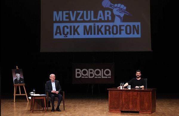 Herkesin büyük bir merakla beklediği Mevzular Açık Mikrofon'un Kemal Kılıçdaroğlu'nu ağırladığı bölüm nihayet yayınlandı ve milyonlar tarafından izleniyor şu anda!