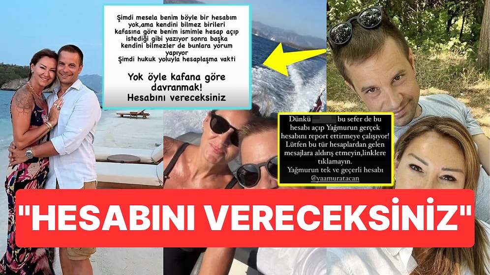 Pınar Altuğ ve Yağmur Atacan Çiftinin Başı Bu Sefer de Fake Hesaplarla Belada