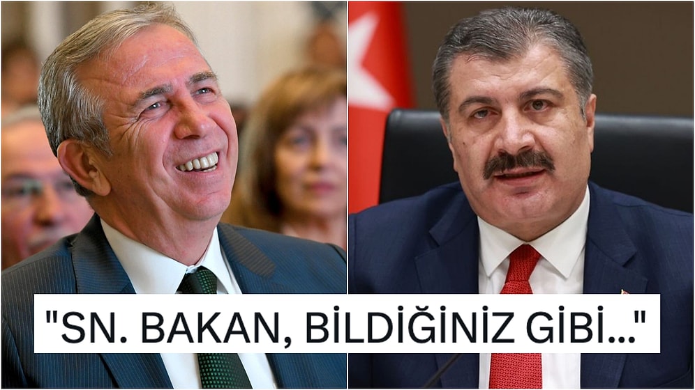 Kemal Kılıçdaroğlu'nun SMA Vaadine Çıkışan Fahrettin Koca'ya Mansur Yavaş'tan Jet Hızında Bir Cevap Geldi!