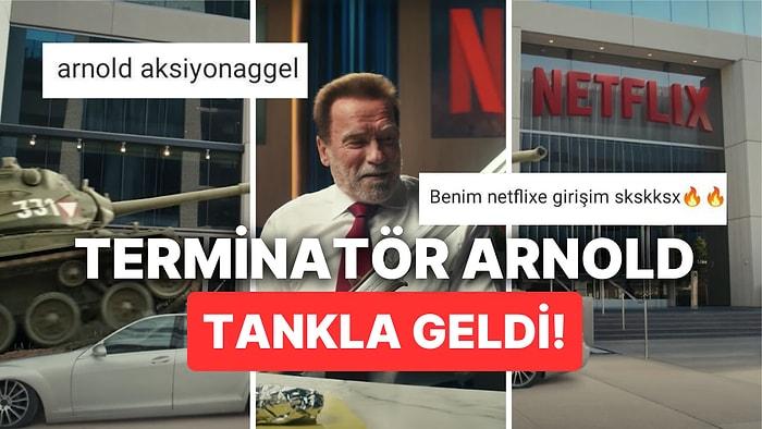 Netflix'in Yeni Baş Aksiyon Şefi Arnold Schwarzenegger Gelişini 'Tankla' Duyurdu!