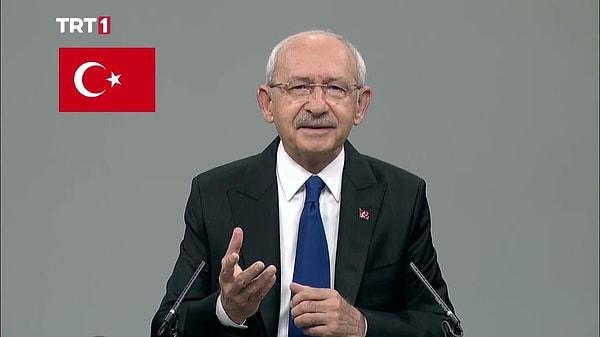 Millet İttifakı’nın Cumhurbaşkanı adayı Kemal Kılıçdaroğlu, TRT’de zorunlu yayınlanan seçim açıklamasında Recep Tayyip Erdoğan’ın teröristlerle görüşme yaptığını söylemişti.
