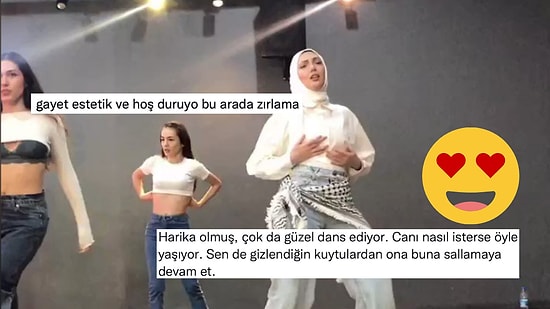 Bir Kadının Dans Etmesini Sırf Başı Kapalı Olduğu İçin Eleştiren Kullanıcıya Gelen Kapak Gibi Cevaplar!
