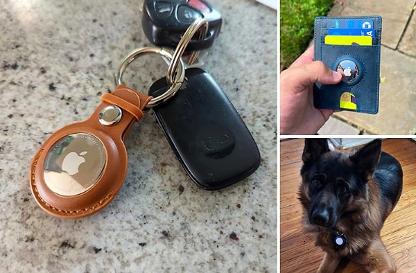 7. Чип с AirTag, который вы можете прикрепить к багажу и отслеживать его в случае потери.