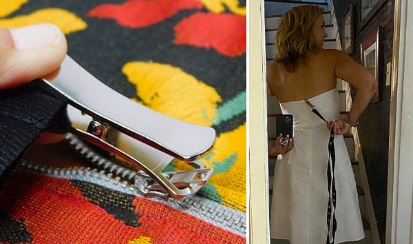 20. Приспособление для растегивания молнии на спине!