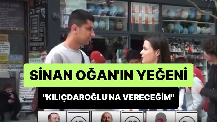 Sinan Oğan'ın Öz Yeğeni Olduğunu Söyleyen Genç: 'Yanlış Yaptığını Düşünüyorum, Kılıçdaroğlu'na Vereceğim'