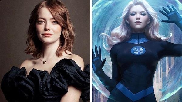 5. İddiaya göre Emma Stone, Fantastic Four filminde Sue Storm'u canlandırmak üzere Marvel Studios ile görüşmüş.