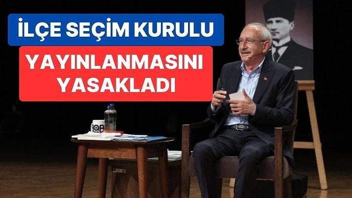 Kemal Kılıçdaroğlu'nun Babala TV'deki Programının Bursa Kent Meydanı'ndaki Gösterimine Yasak Getirildi