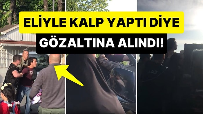 Soylu'nun Seçim Otobüsü Geçerken Eliyle Kalp Yaptığı İçin Bir Gencin Yaka Paça Gözaltına Alındığı İddia Edildi