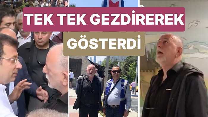 İmamoğlu "Ne Yaptınız Ne Verdiniz Bize?" Diye Soran Vatandaşa Yaptıklarını Tek Tek Gezdirerek Gösterdi