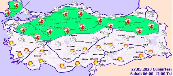 İstanbul, İzmir ve Ankara'da Hava Nasıl, Yağmur Var mı?
