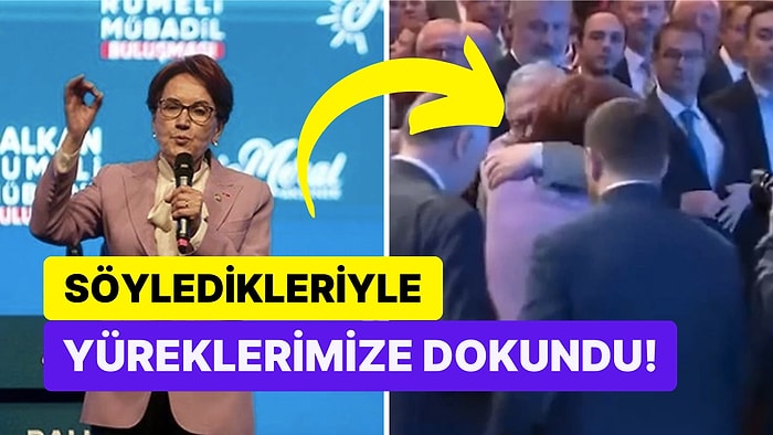 Celal Şengör'ün Acıklı Konuşmasının Ardından Meral Akşener'e Sarılıp Ağladığı Anlar Duygu Seli Yaşattı