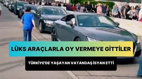 Lüks Araçlarla Oy Vermeye Giden Gurbetçiler Türk Vatandaşa Sigara Yaktırdı: '93 Model Tempra'yı...'