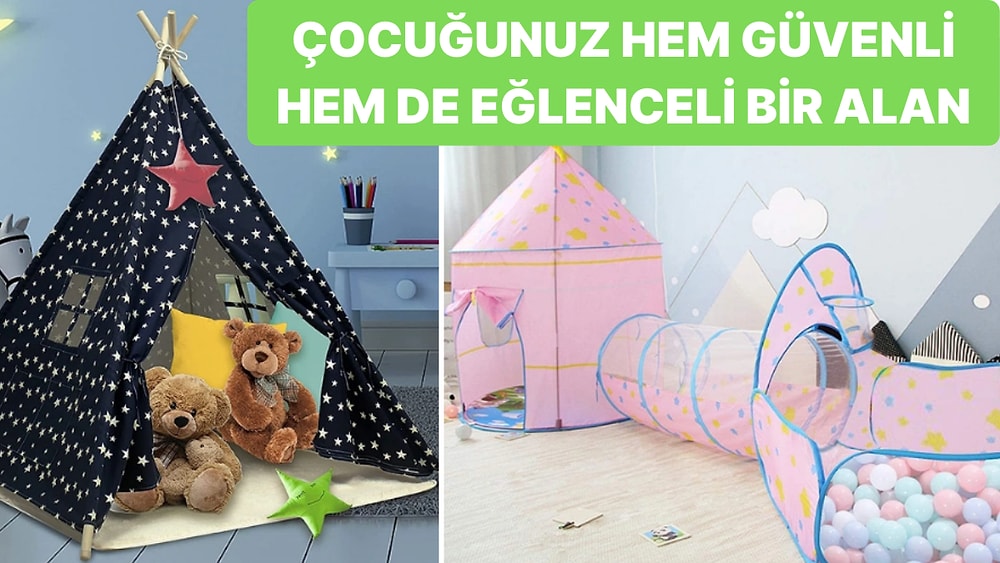 Çocuklar İçin Oyun Çadırları ve Oyun Alanları